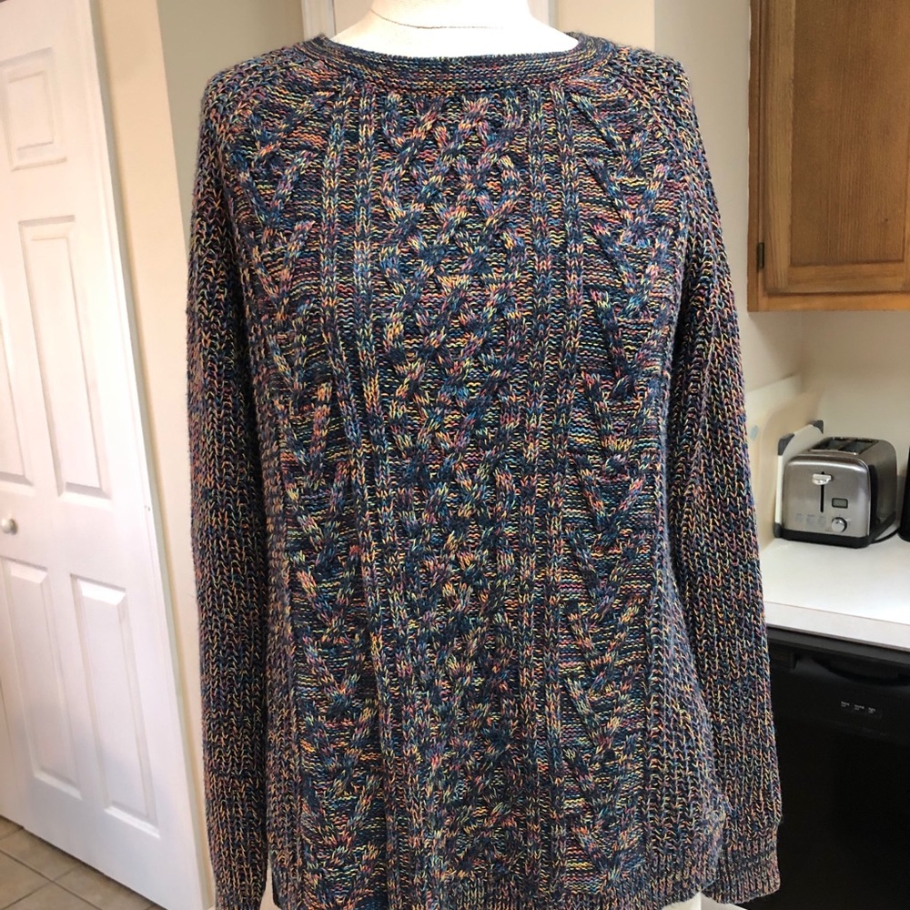 Faded Glory marled knit sweater.